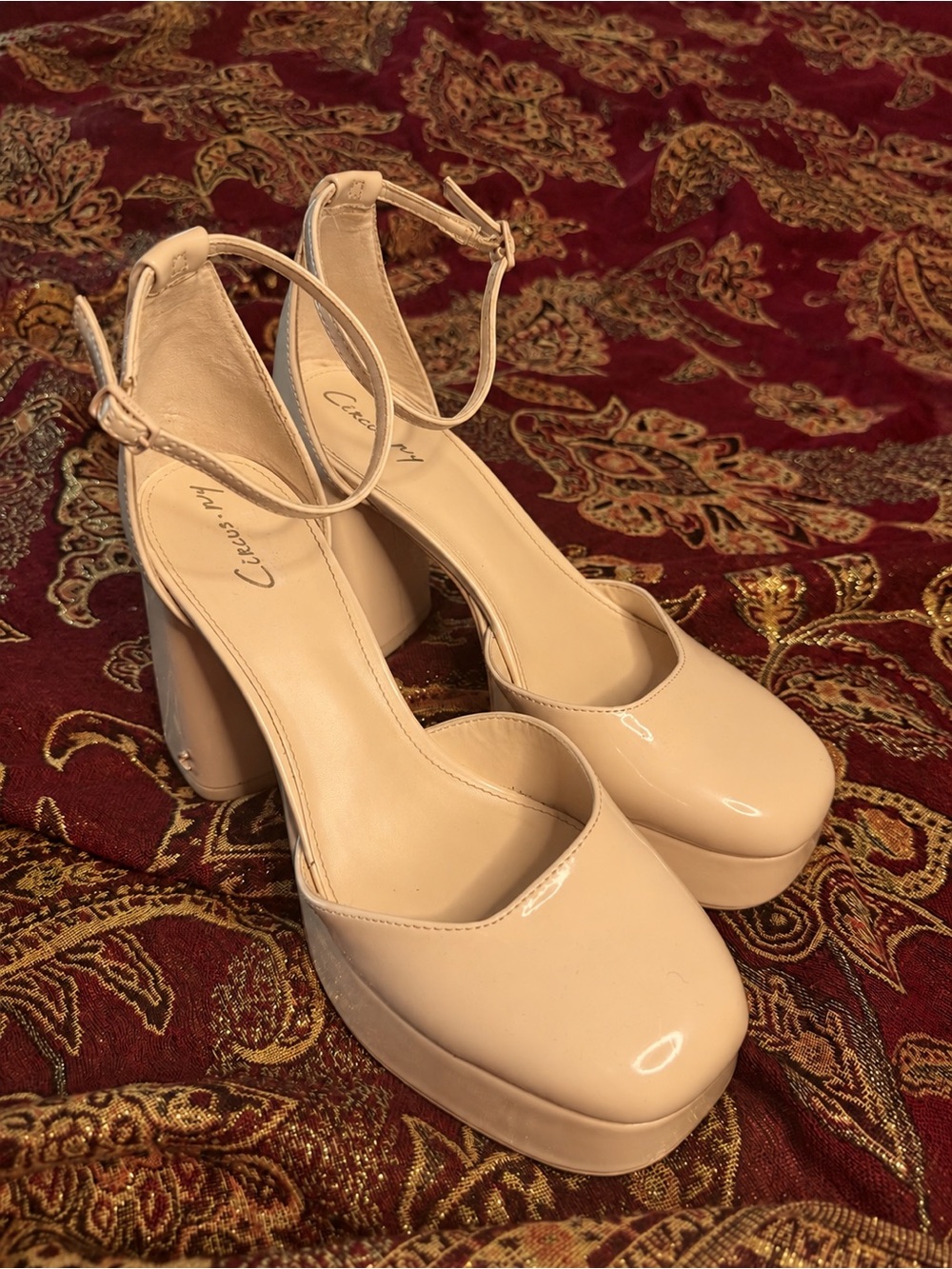 Platform Ankle-Strap Heels